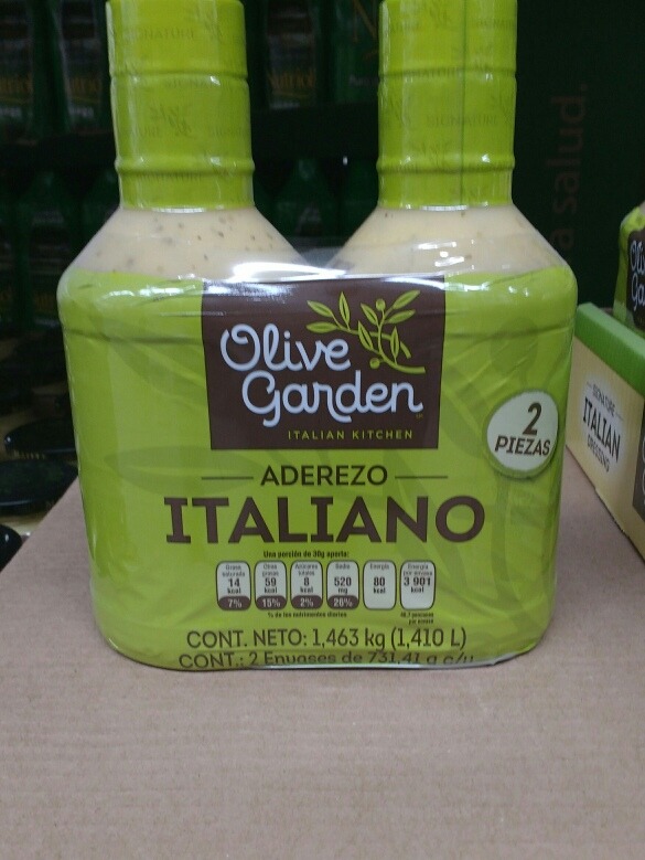 Olive Garden Aderezo Italiano Envio Gratis 499 00 En Mercado Libre