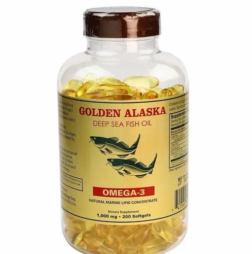 Omega 3 Golden Alaska 1000mg (epa-dha) - 200 Cápsulas - R ...