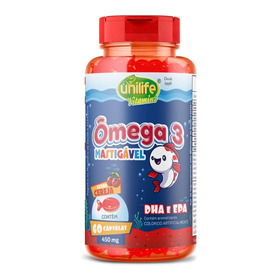 Omega 3 Para Niños - 60 Caps Masticables  