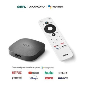 Onn Tv Box 4k Android Smart Tv Netflix Disney Hbo Roku