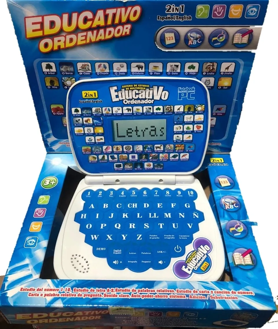 Mariette Tienda de Juguetes y Regalos | Ordenador Computadora Didactica Infantil Español Ingles - $ 1.490,00