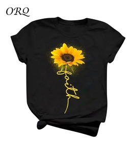 blusas con girasoles