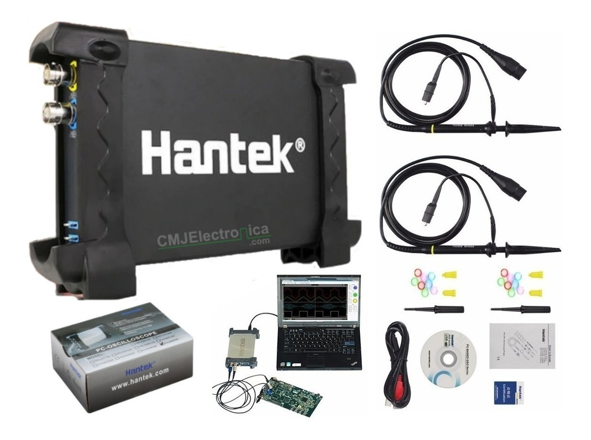 Osciloscopio Digital Pc Usb Portatil Hantek 6022be 377 000 En Mercado Libre