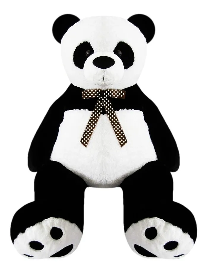 Pelucheria Oficial | Oso Panda De Peluche Gigante 152 Cm Pelucheria Internacional - $ 1,598.00