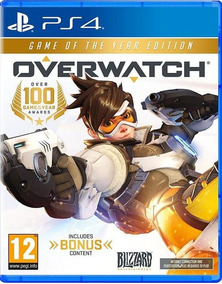 Overwatch Game Of The Year Ps4 Juego Original Fisico Sellado - roblox shark launcher roblox ps4 free