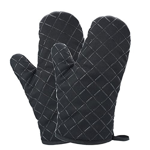 barbacoa manopla de Pack de 2 asar guantes para cocinar algod/ón acolchado cocina guantes de horno hornear Guantes para horno resistente al calor