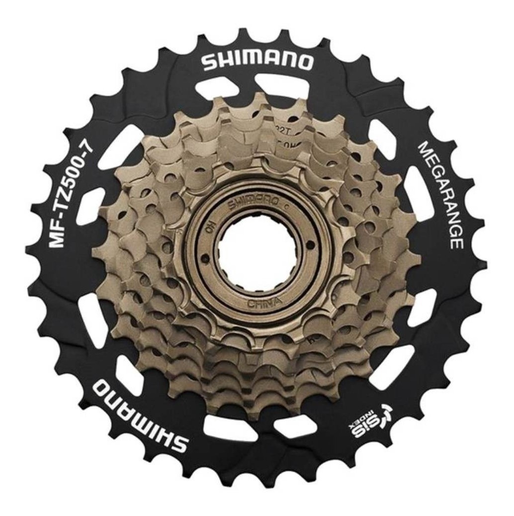 Conjunto de Engranajes 7 Velocidades Marca Shimano Para Bicicleta Tamaño 14-34T