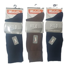 Pack 3 Calcetines De Hilo Moletto Costura Plana