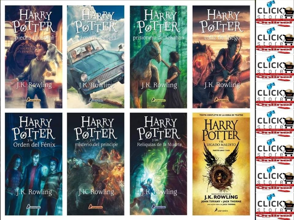 Pack Saga Harry Potter Completa: 8 Libros - J K Rowling