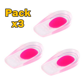 Pack X3 Plantilla Para Zapato Silicona Taloneras Espolon