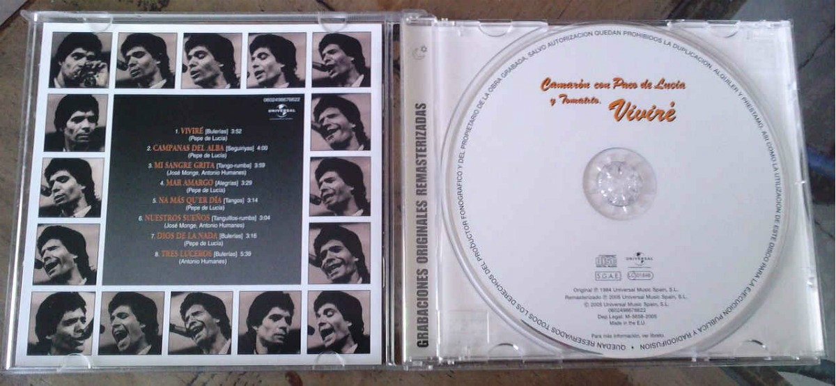 camaron dela isla y tomatito paco de lucia y tomatito camaron de la isla vivire cd raro camaron dela isla y tomatito paco de lucia y tomatito camaron de la isla vivire cd raro