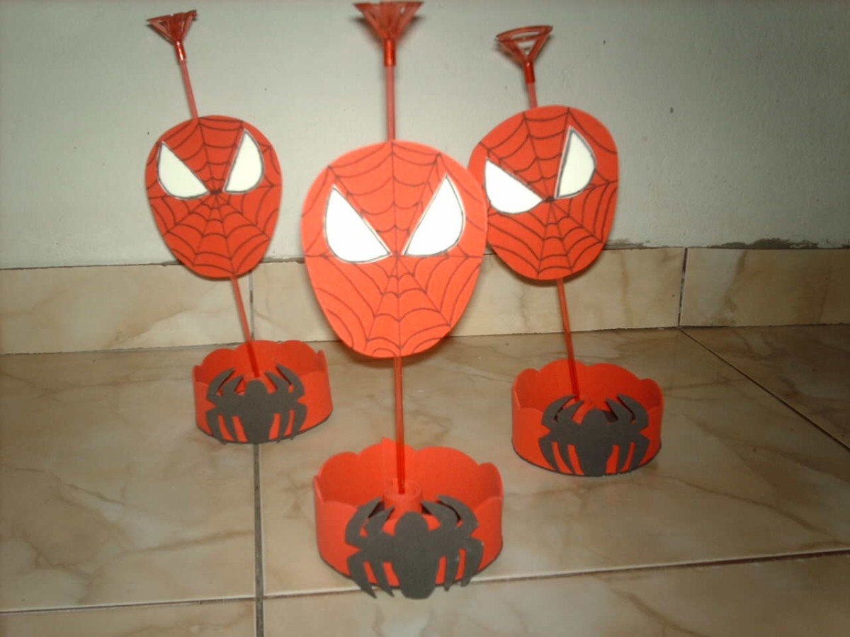 Pacote Com 10 Enfeite De Mesa Homem Aranha R$ 50,00 em Mercado Livre -> Enfeites De Mesa Do Homem Aranha Pacote Com 10 Enfeite De Mesa Homem Aranha R$ 50,00 em Mercado Livre -> Enfeites De Mesa Do Homem Aranha