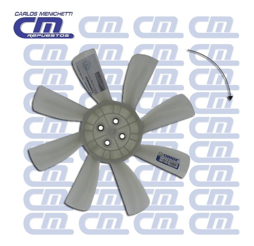 Ventilador de motor diesel