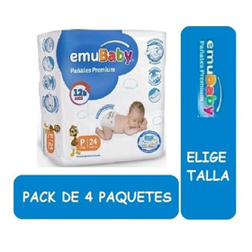 Pañal Emubaby Premium Elige Talla Pack X 4 Paquetes