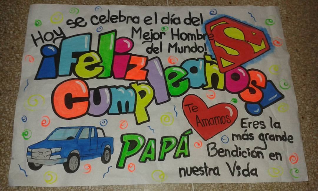 pancartas de cumplea 241 os bs 0 35 en mercado libre pancartas de cumpleanos