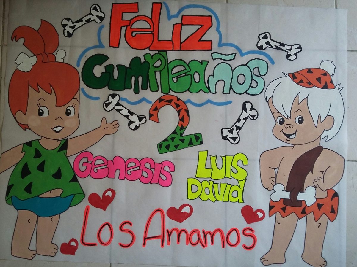 pancartas realizadas a mano para cualquier evento u pancartas de cumpleanos