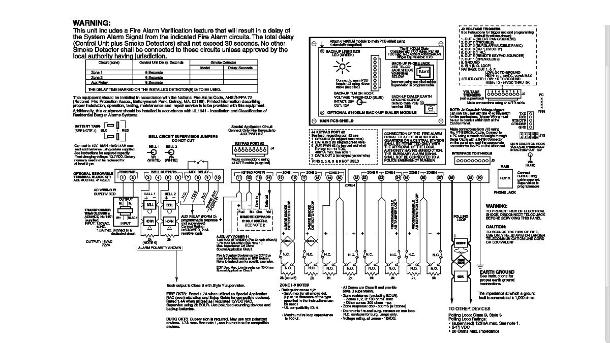 Panel De Incendio Honeywell Vista 128 Fbp
