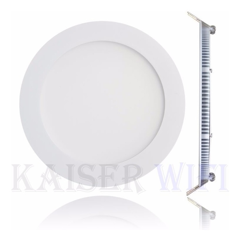 Diametro 20cm. Pack 10 unidades Foco downlight led 18W blanco Fr/ío Redondo y empotrable