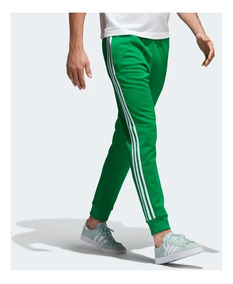 pantalon adidas verde