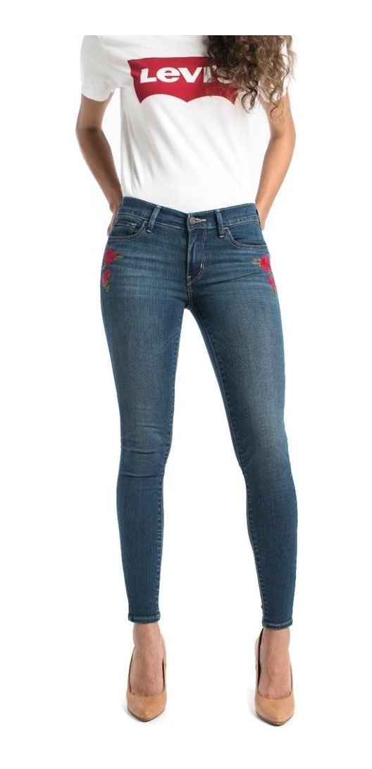 Pantalon Levi S Mujer 710 Super Skinny We Find Blue 17778 0