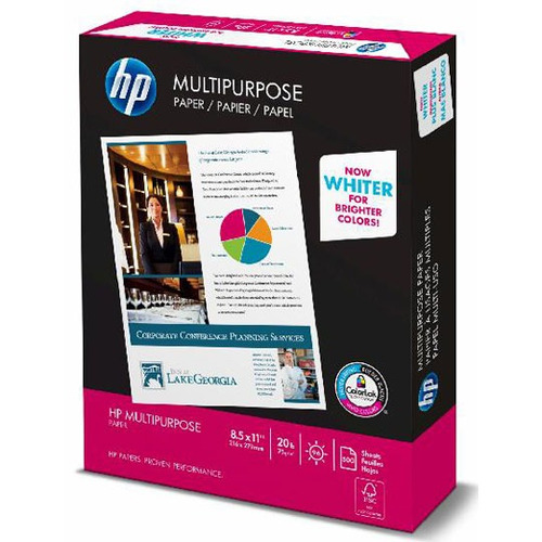 Papel Bond Hp 75g Carta 96% Blancura - $ 1,049.00 en 