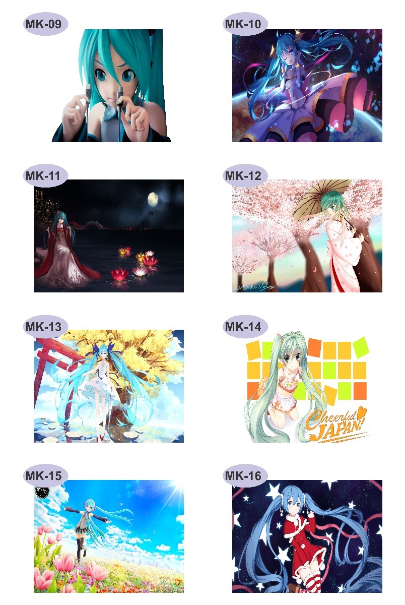 Papel De Parede Adesivo Anime Hatsune Miku Vocaloid 15x20m R