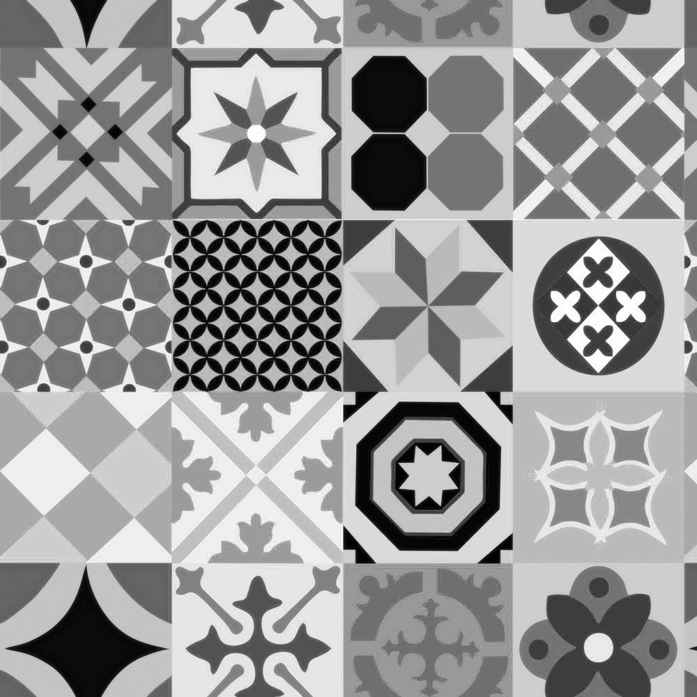 Papel de parede cozinha textura em geometria