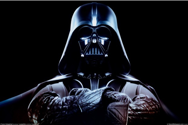 Papel De Parede Darth Vader Star Wars á Pronta Entrega Black R 69