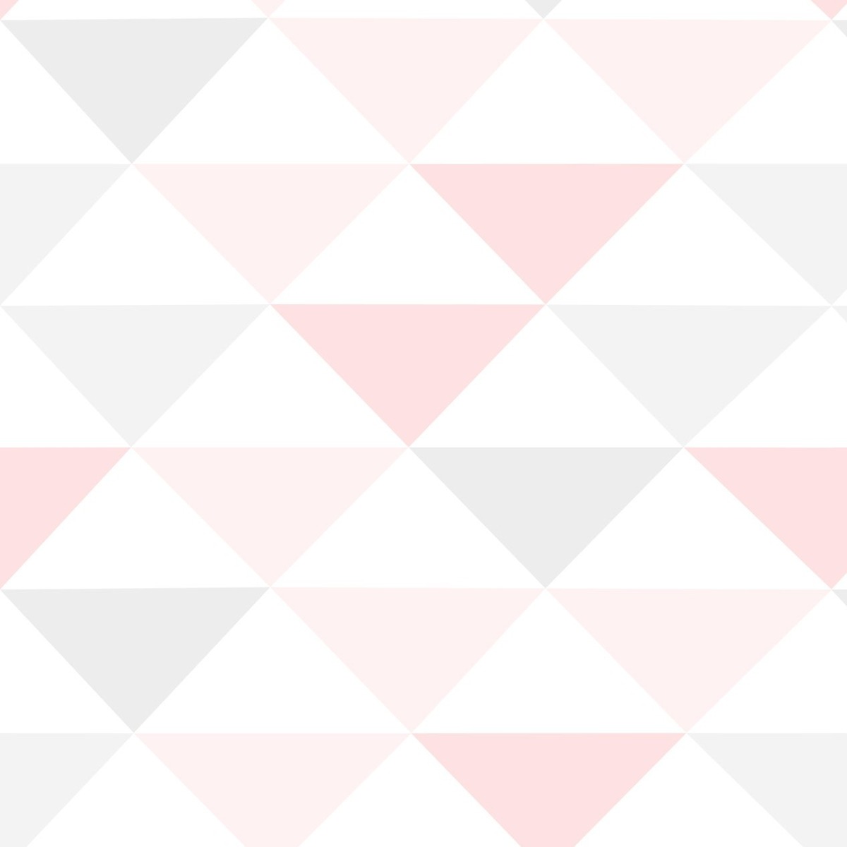 papel de parede geométrico menina triangulo rosa 500x58cm r 82 90