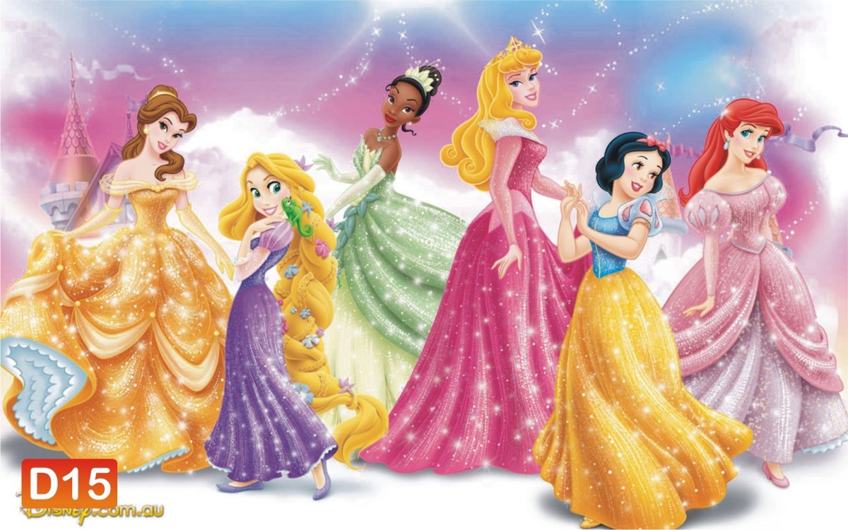 Papel De Parede Infantil Princesas Disney 300m X 240m R 290