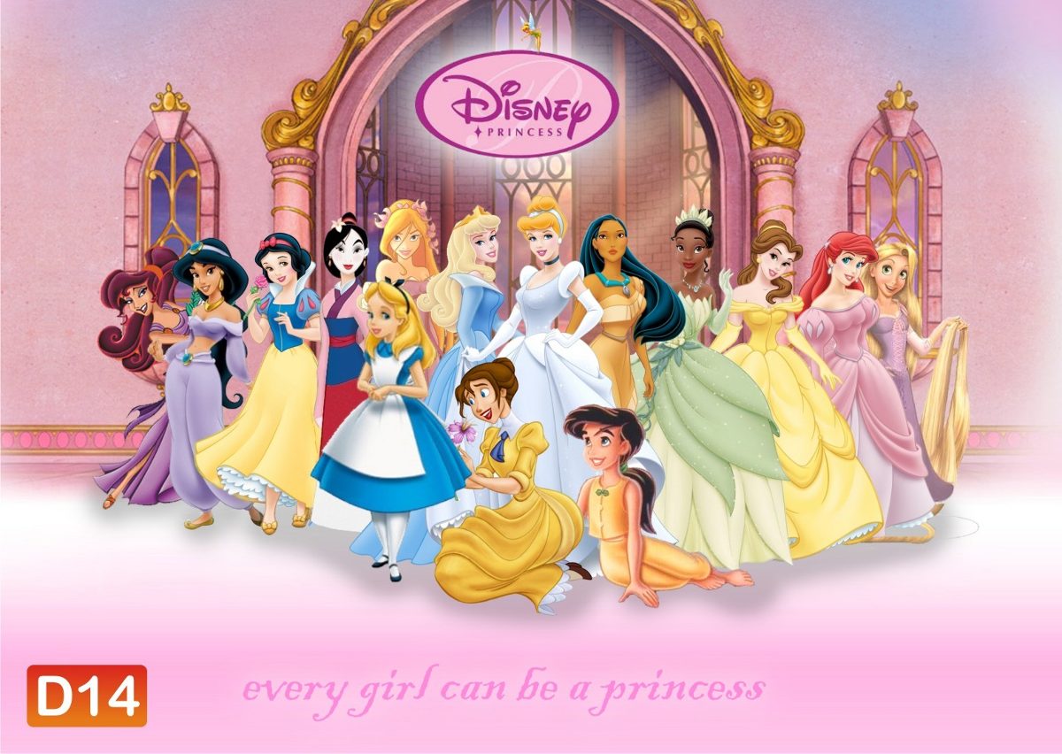 Papel De Parede Infantil Princesas Disney 300m X 240m R 290