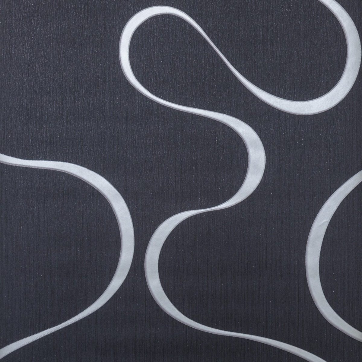 Papel De Parede Vinilico Geometrico 3d Preto Com Cinza Top