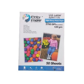 Papel Fotografico Glossy Color Make 120grs 50h