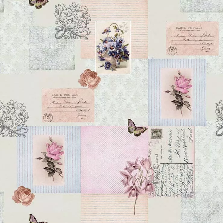 Papel De Parede Infantil Floral Rosa