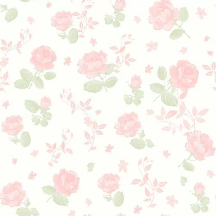 Papel De Parede Infantil Menina Floral Rosa