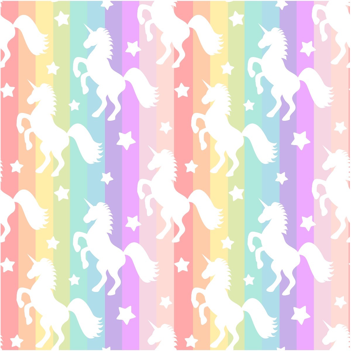 Papel Parede Unicórnio Arco Iris Feminino Teen 15m R 2940 Em