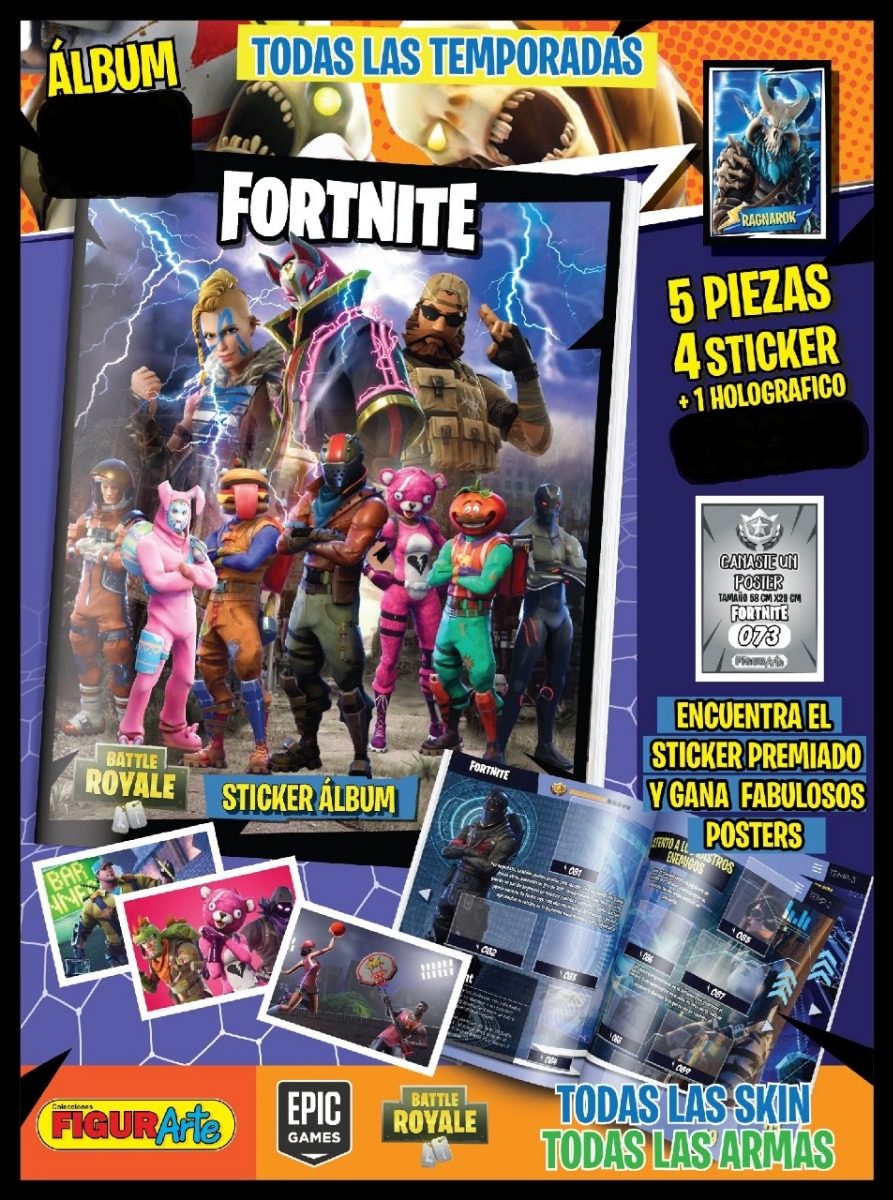 Paq. De 50 Sobres Y Album Fortnite - Todas Las Temporadas ... - 893 x 1200 jpeg 249kB