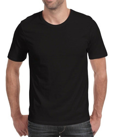 playera negra lisa hombre