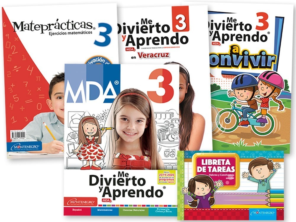 Paquete A Me Divierto Y Aprendo 3° 2019 - 2020 - $ 285.00 ...