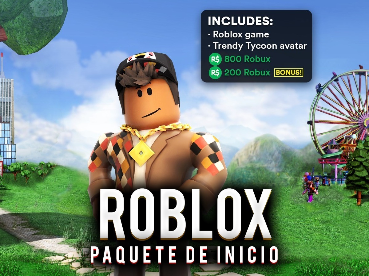 Paquete De Inicio Magnate Moderno Roblox 1000 Robux - good games on roblox that cost robux