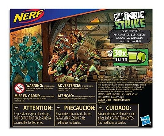 paquetes de dardos nerf