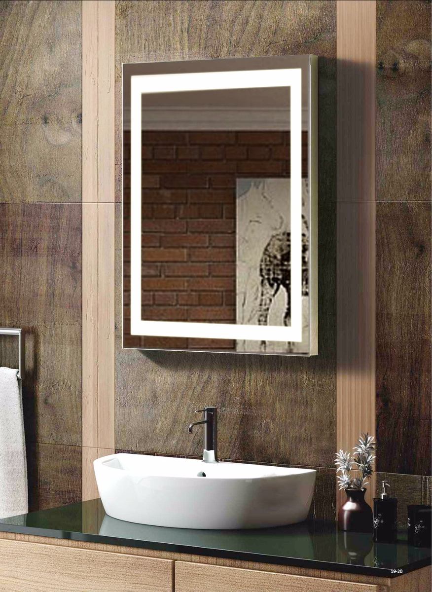 Espejo Par Baño Electrónico Con Luz Led Integrada De 45x65cm - $ 1,950.