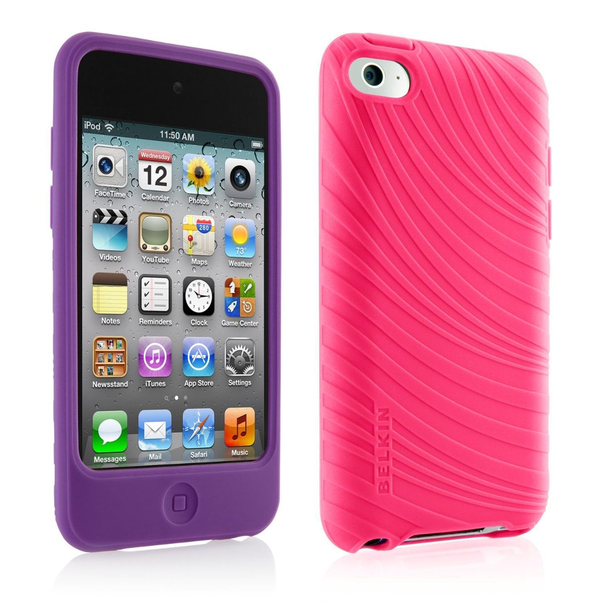 fundas de ipod 4 par de fundas de silicon para ipod touch 4g morada rosa fundas de ipod 4 par de fundas de silicon para ipod touch 4g morada rosa