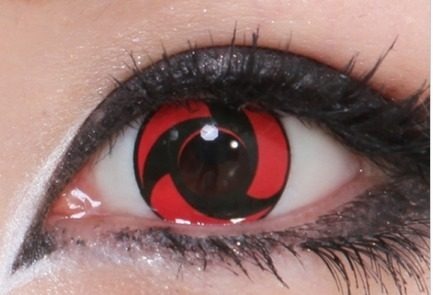 Par De Lentes Mangekyou Sharingan Itachi Uchiha