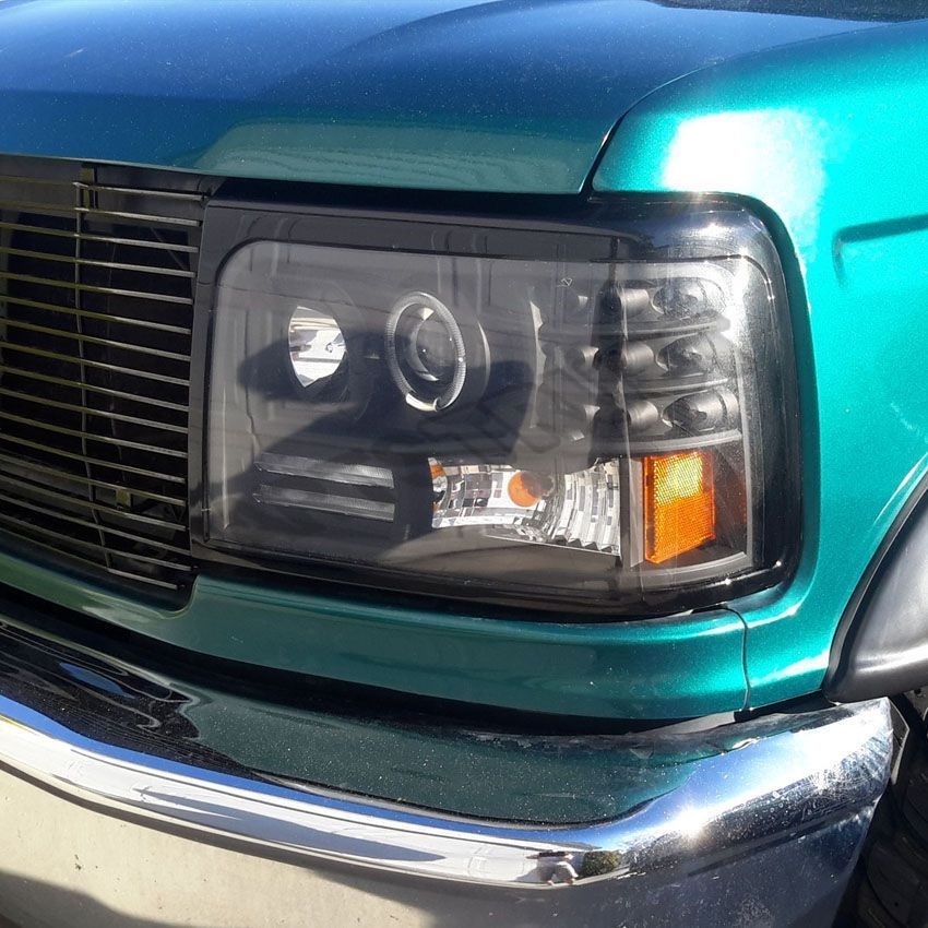 1994 Ford F150 For Sale >> Par Faros Lupa Led Ford F150 F-150 1992 1993 1994 1995 ... 1994 Ford F150 For Sale >> Par Faros Lupa Led Ford F150 F-150 1992 1993 1994 1995 ...