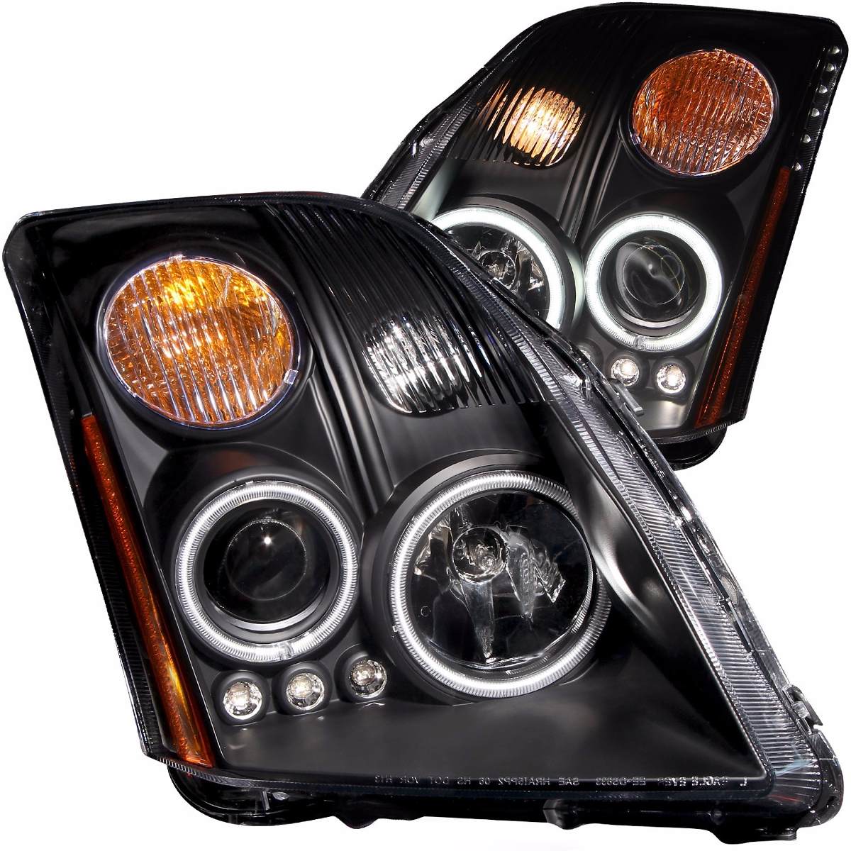 Par Faros Negros Lupa Led Nissan Sentra 2007 2008 2009 ... Par Faros Negros Lupa Led Nissan Sentra 2007 2008 2009 ...