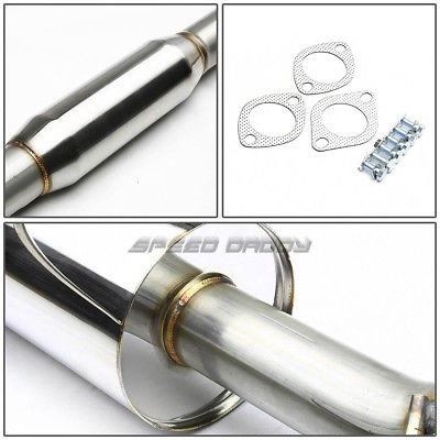 4/" ROLLED TIP MUFFLER PERFORMANCE CATBACK EXHAUST KIT FOR 00-03 MAXIMA A33 VQ