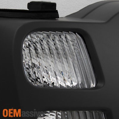 Fits 2002 2003 2004 Xterra SUV Black Left Right Head Lights Replacement Pair