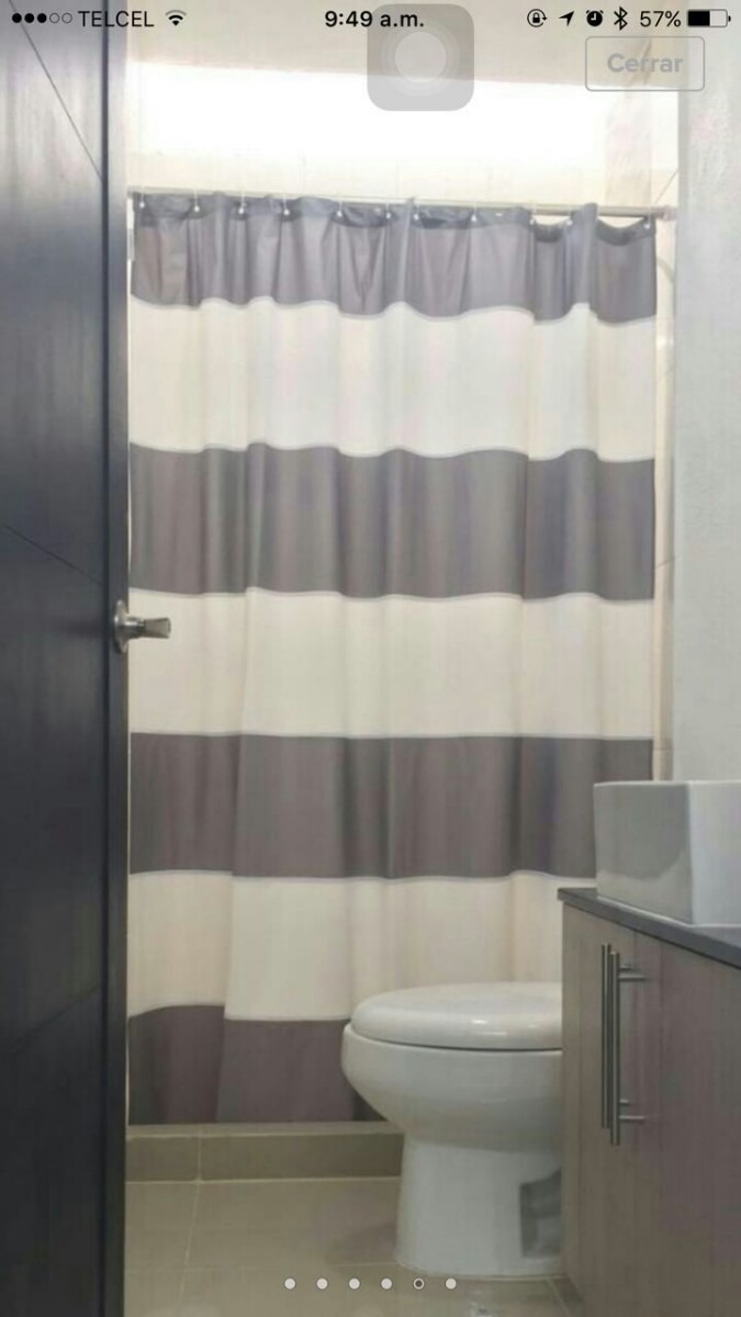 Cortina Para Baño Tela Repelente 2x2 - $ 260.00 en Mercado Libre
