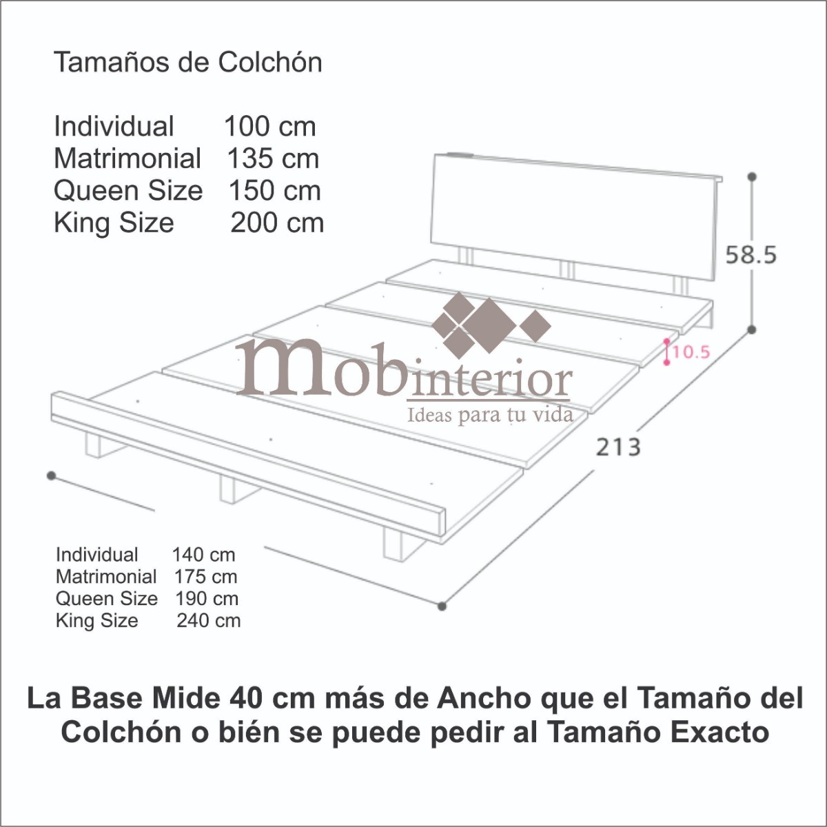 Base Para Cama King Size Con Cabecera Chapa De Encino A. - $ 7,560.00